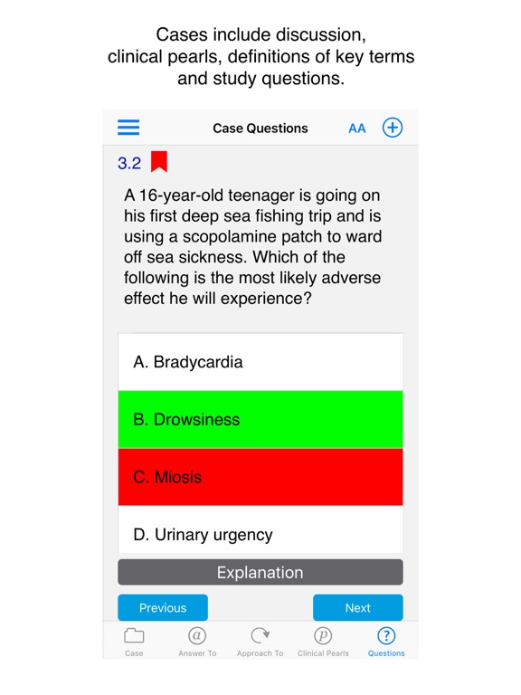 Case Files Pharmacology, 3e iPad screenshot 4 - Medical app