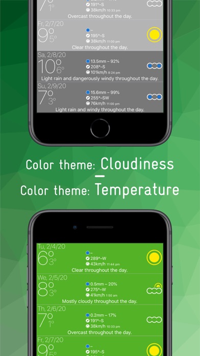 Simple and Colorful Weatherスクリーンショット