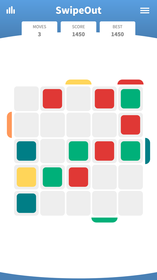 #2. SwipeOut · Swipe Game (iOS) 来自: Matthew Murphy