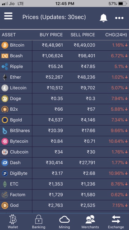 Bitcoin India Wallet &Exchange screenshot-3
