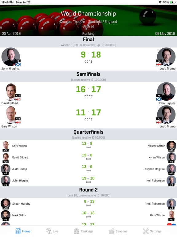 Screenshot #4 pour World Snooker Online