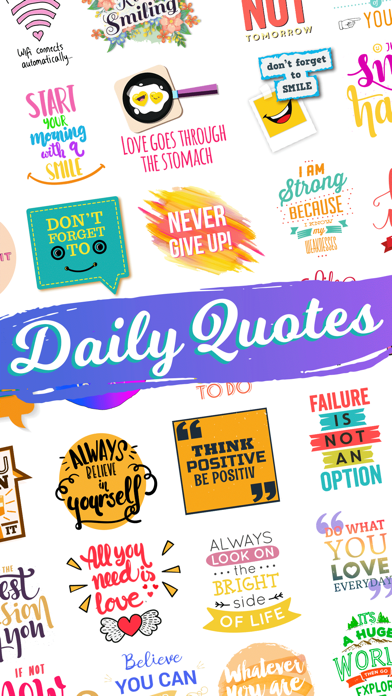 Screenshot #1 pour Quotes: Motivational Stickers