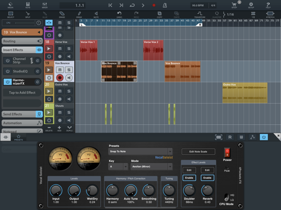 Vocal Soloist AUv3 Plugin iPad app afbeelding 5