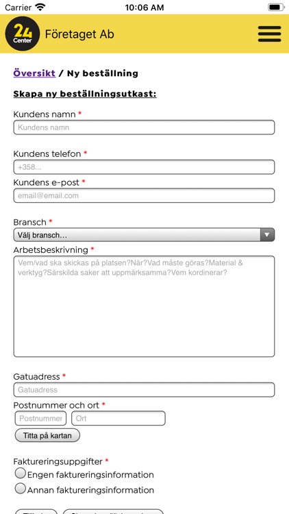 24 Center För Klienter