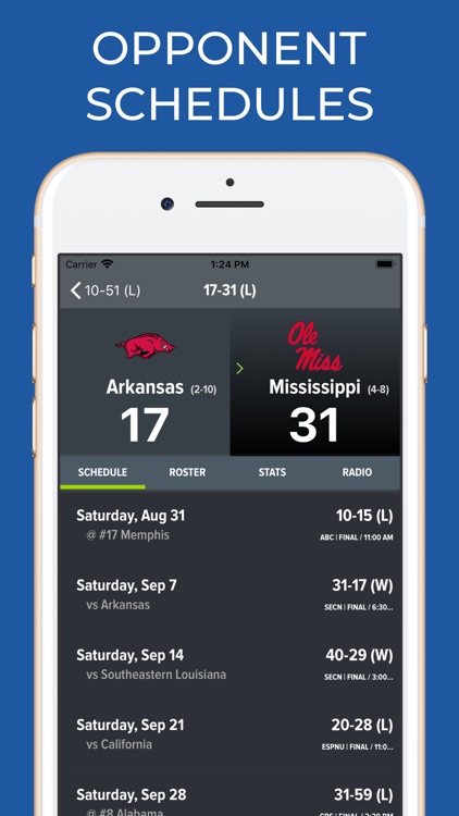 Arkansas Football Schedules screenshot-7