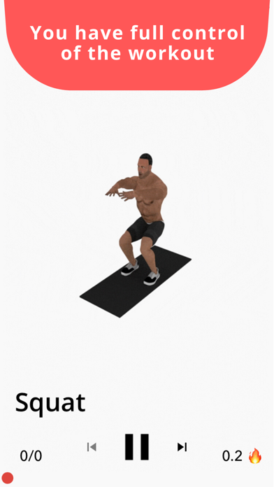 Screenshot #3 pour Bodyweight Workout Trainer
