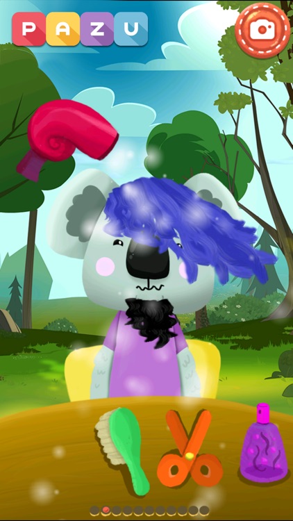 Pet hair salon for toddlers