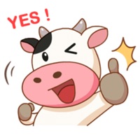 Boo Cow app icon - Stickers app for iPhone