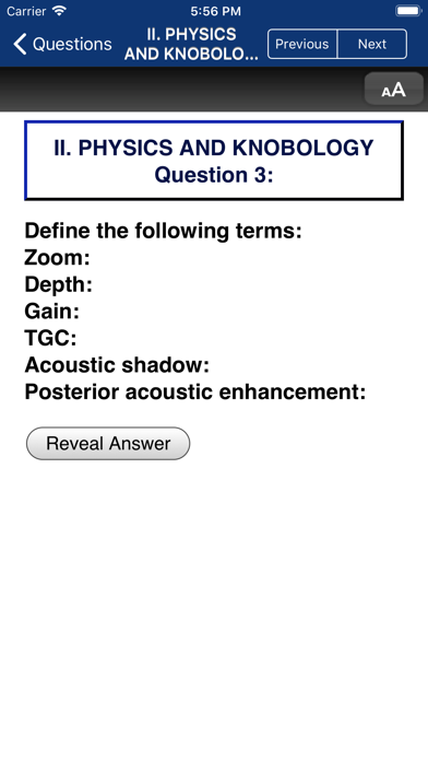 Point of Care Ultrasound Guide Screenshot