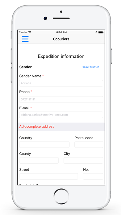 Screenshot #2 pour Gcouriers