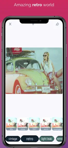 Game screenshot filtegram - retro & light leak apk