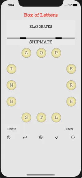 Game screenshot Box of Letters apk