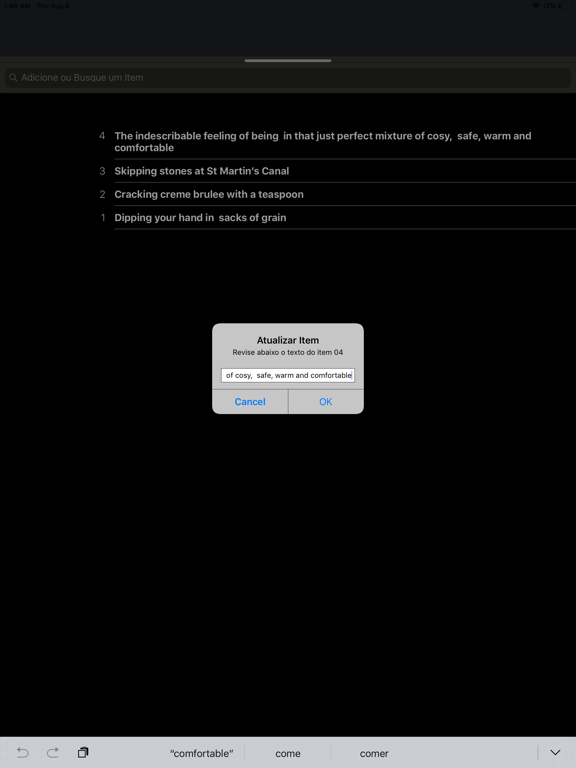 Screenshot #6 pour minhas coisas incríveis