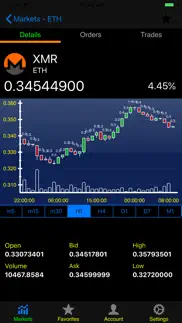 mobile hitbtc iphone screenshot 2