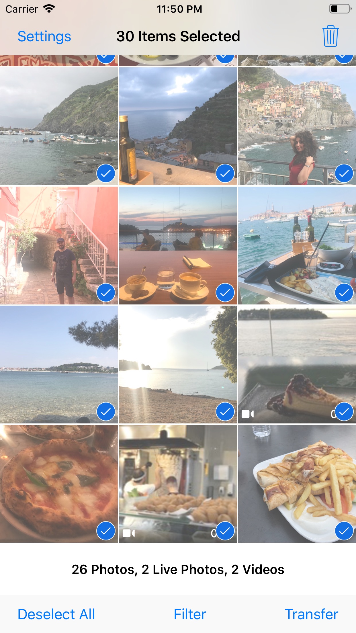 Screenshot do app Rollit - Photo Transfer App