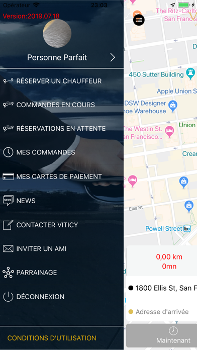 Screenshot #2 pour VITICY Chauffeur Privé VTC