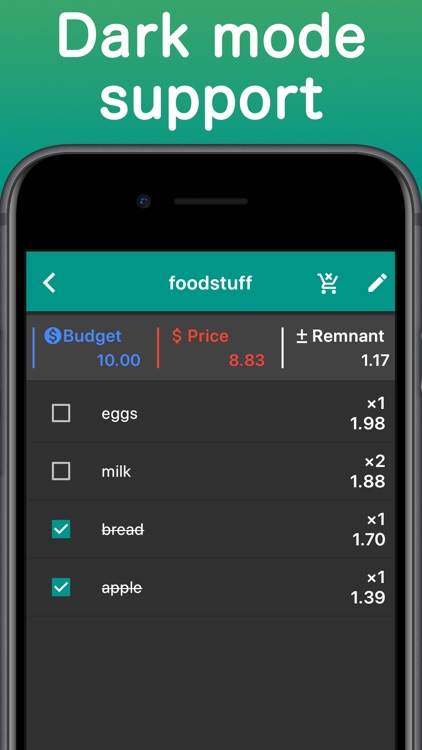 Budget Type Shopping List screenshot-4