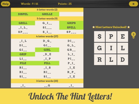 Spell Grid : Word Jumbleのおすすめ画像2