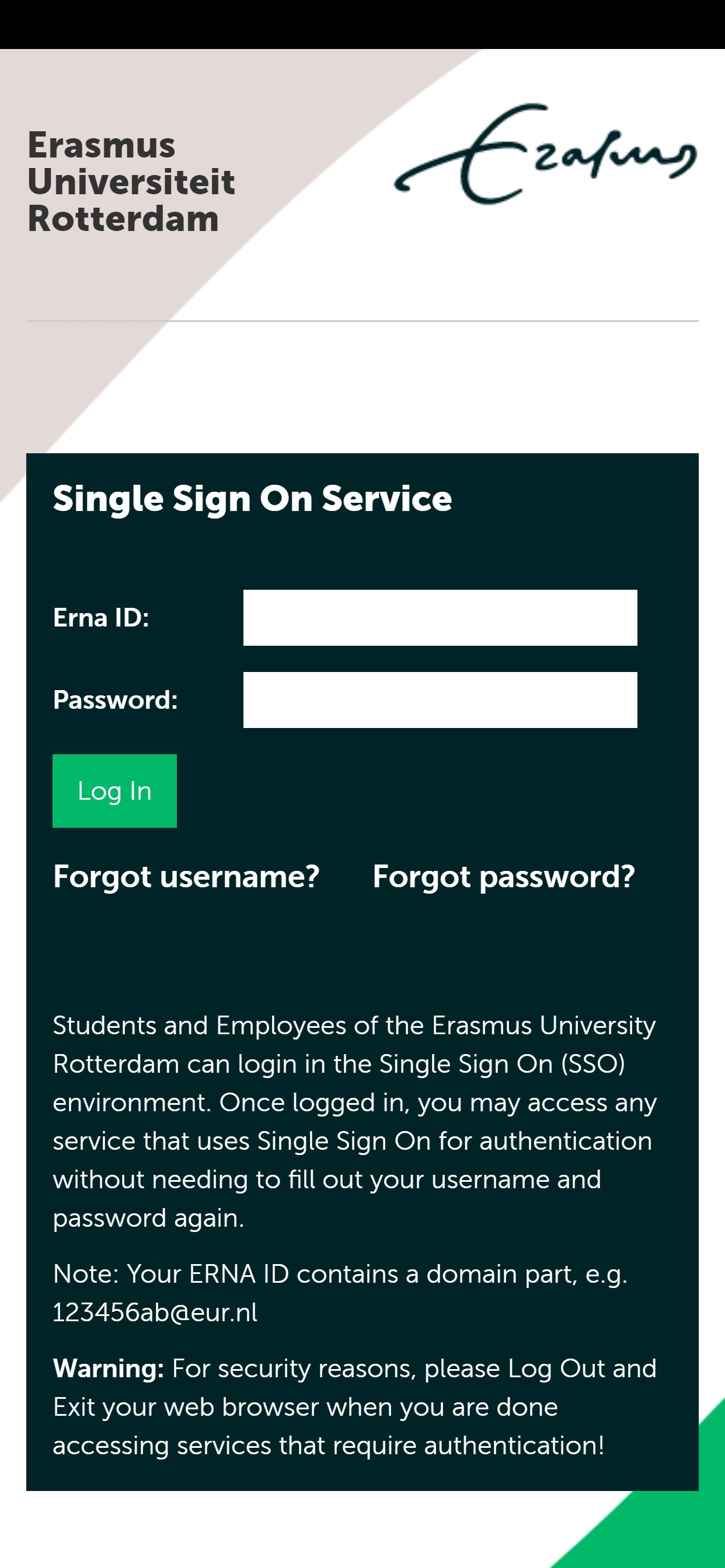 OSIRIS Erasmus University