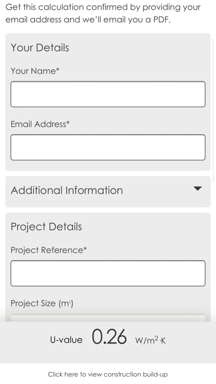 Kingspan U-value Calculator