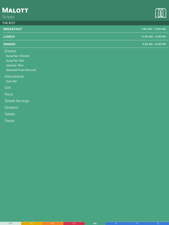 5Cs Menu iPad screenshot 4 - Food & Drink app