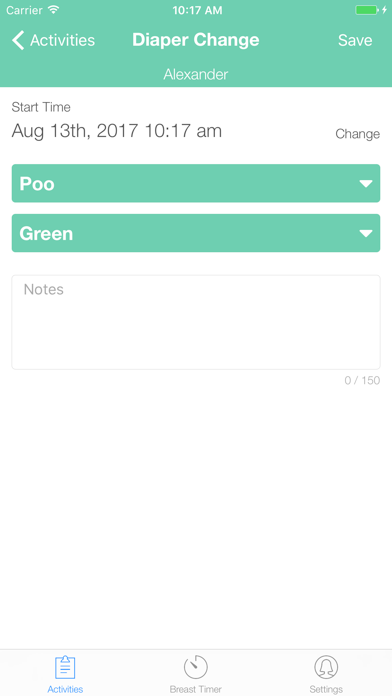 BoobieTime Breast Feeding App iPhone screenshot 5 - Medical app