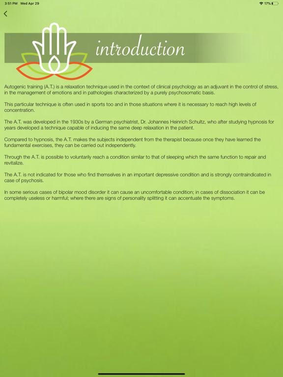 Screenshot #6 pour Autogenic Training Original