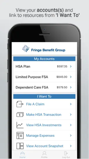 Fringe Benefit Group HRA (WEX) screenshot 1