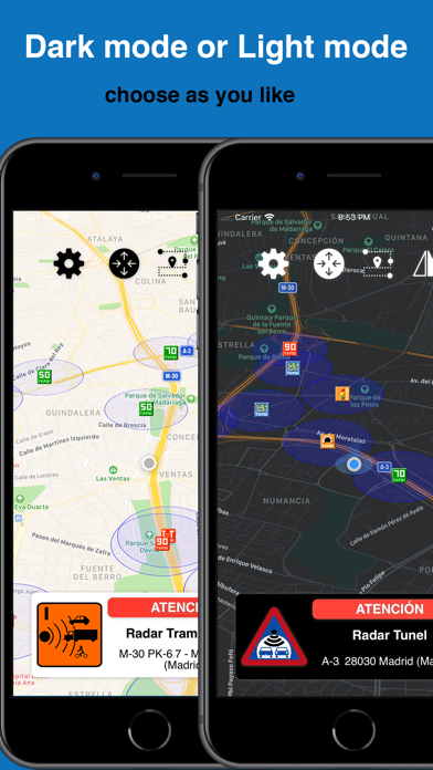 Radars Europe - ES,PT,FR,IT,DE Screenshot