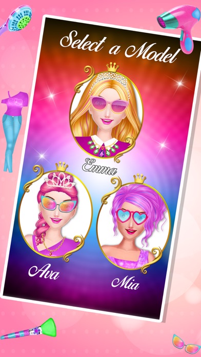 Girl Salon Makeover Artist Fun iPhone screenshot