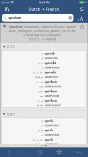 ultralingua dutch-french iphone screenshot 2
