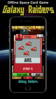 galaxy raiders - space cards iphone screenshot 2