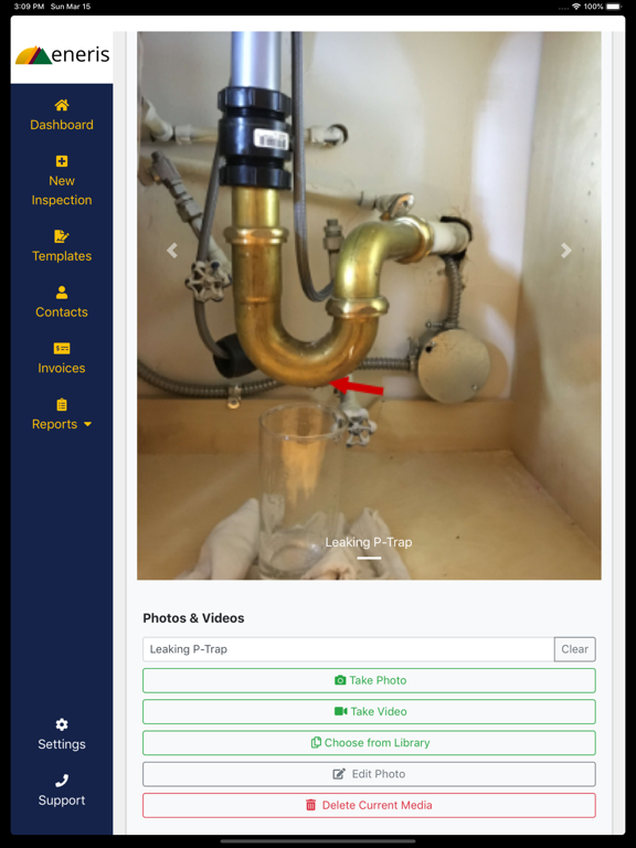 Eneris iPad screenshot 7 - Business app