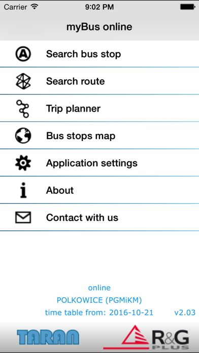 myBus online Screenshot