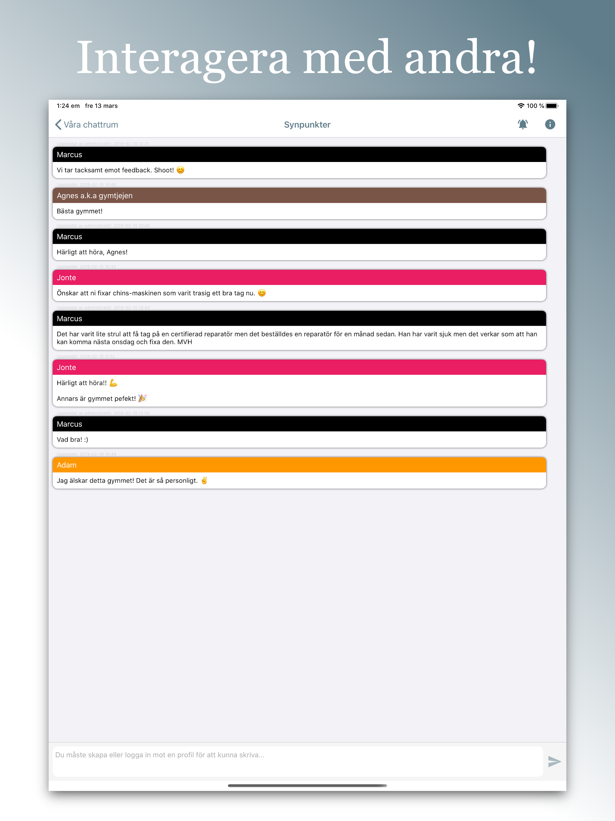 Gymappen screenshot 13