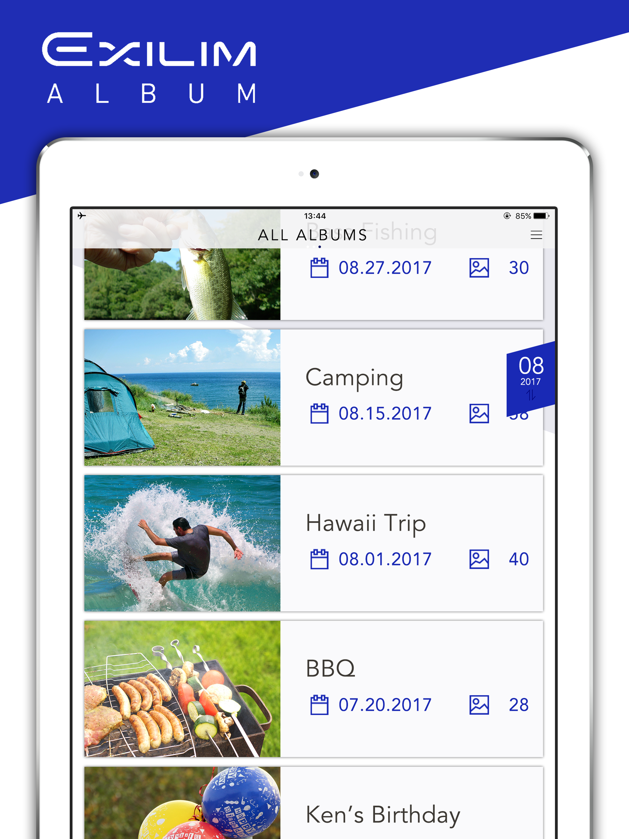 EXILIM ALBUM screenshot 5