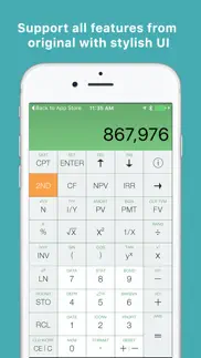 ba financial calculator pro iphone screenshot 1