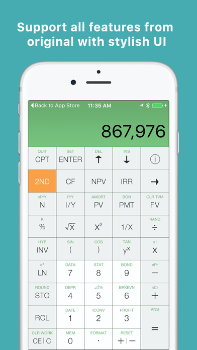 BA Financial Calculator Pro Screenshot