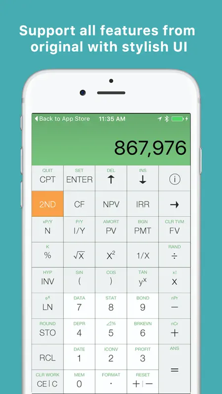 BA Financial Calculator Pro screenshot 1 of 5