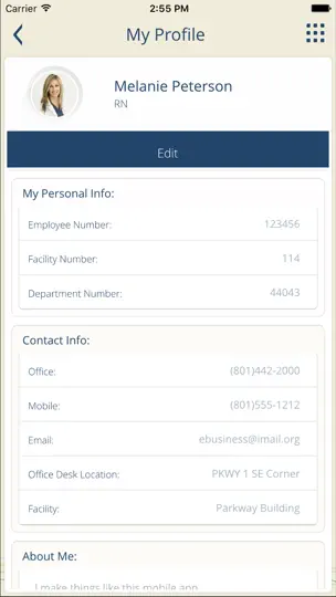 Intermountain Employee iPhone Screenshot 2