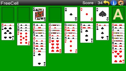 FreeCell Solitaire -- Lite Screenshot