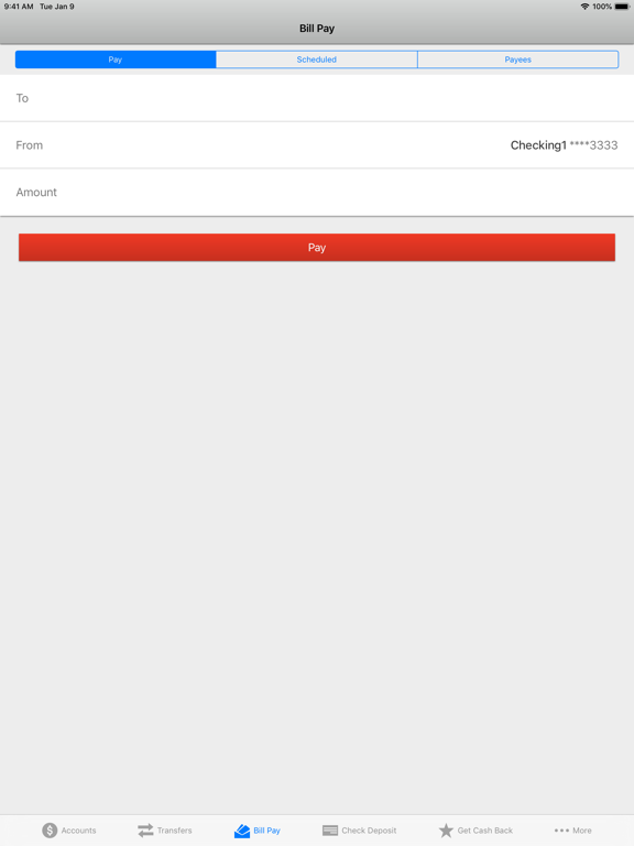 Independent Bank Mobile iPad screenshot 5 - Finance app