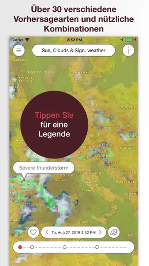 Screenshot von Pflotsh ECMWF auf dem iPhone 2