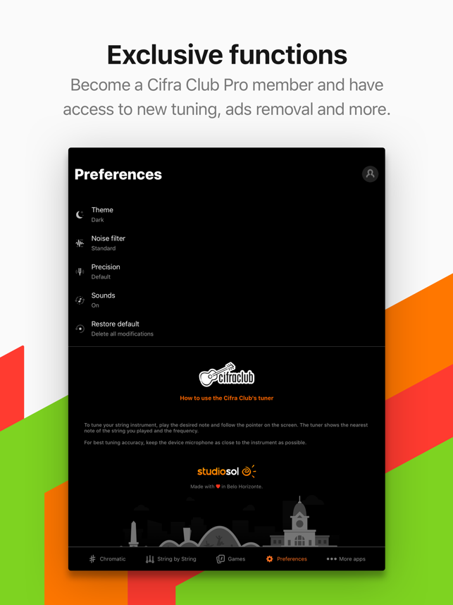 ‎Cifra Club Tuner Screenshot