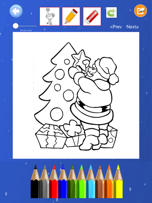 Screenshot #6 pour Christmas Santa Claus Coloring