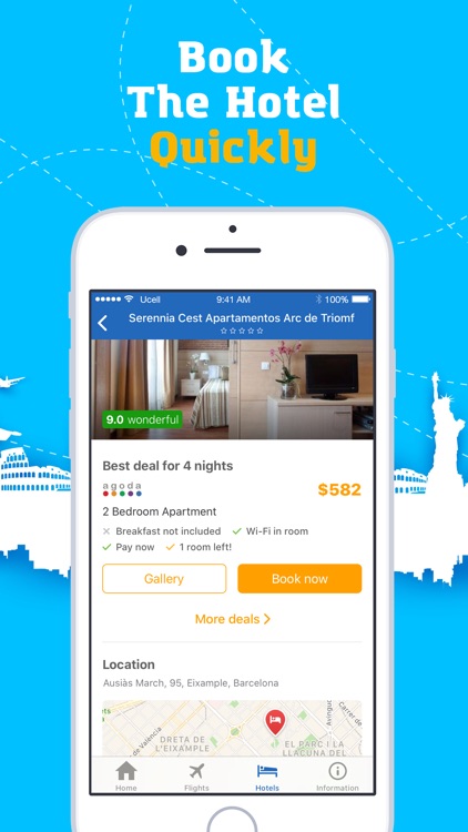 Travel. Hotels and Flights