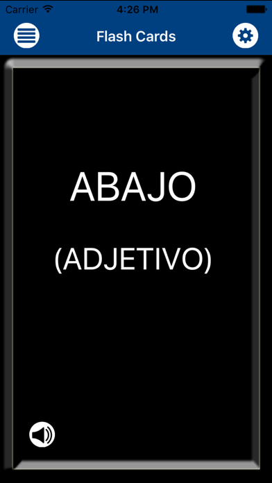 Screenshot #2 pour Alumno: Spanish Flashcards