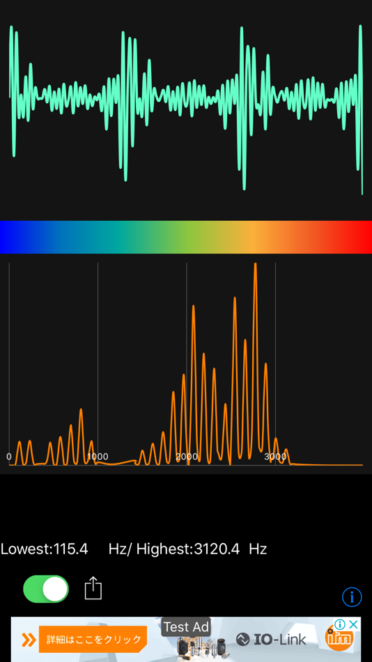 #2. Sound Oscilloscope (iOS) 由: Shinichi Takemura