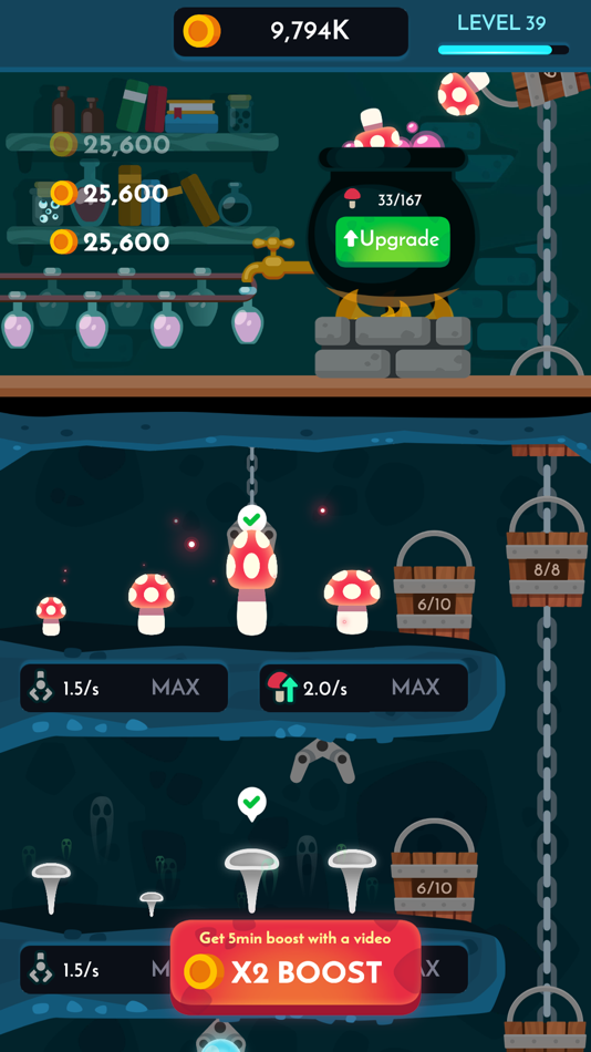 Magic Mushrooms - Idle Game - 1.8.6 - (iOS)