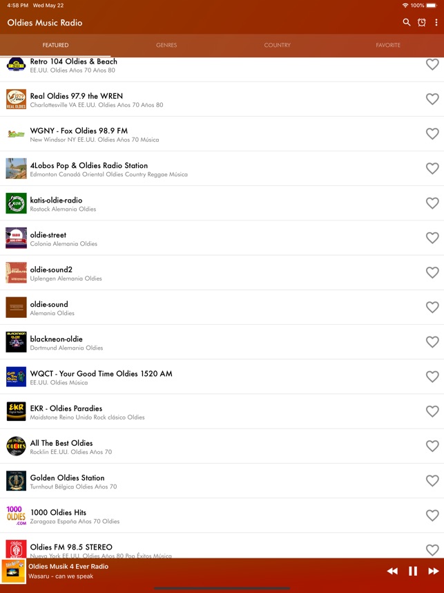 Music Radio Station en App